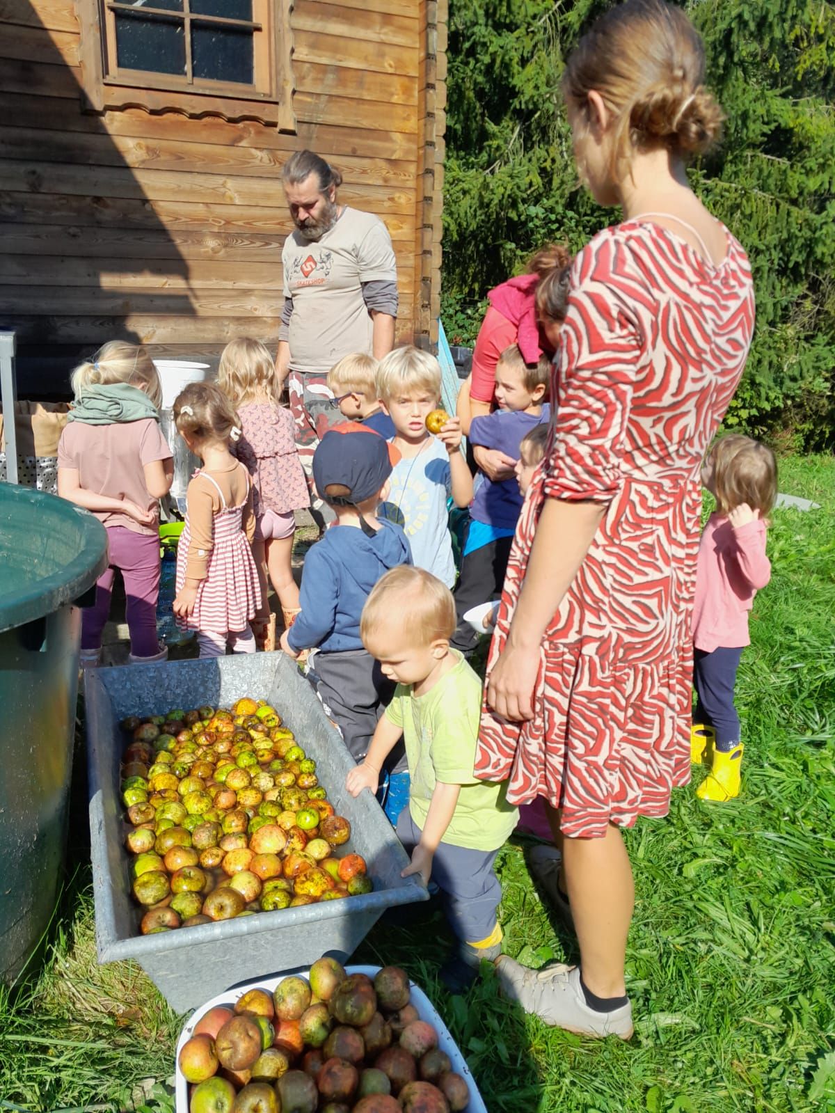 Děti při komunitní akci